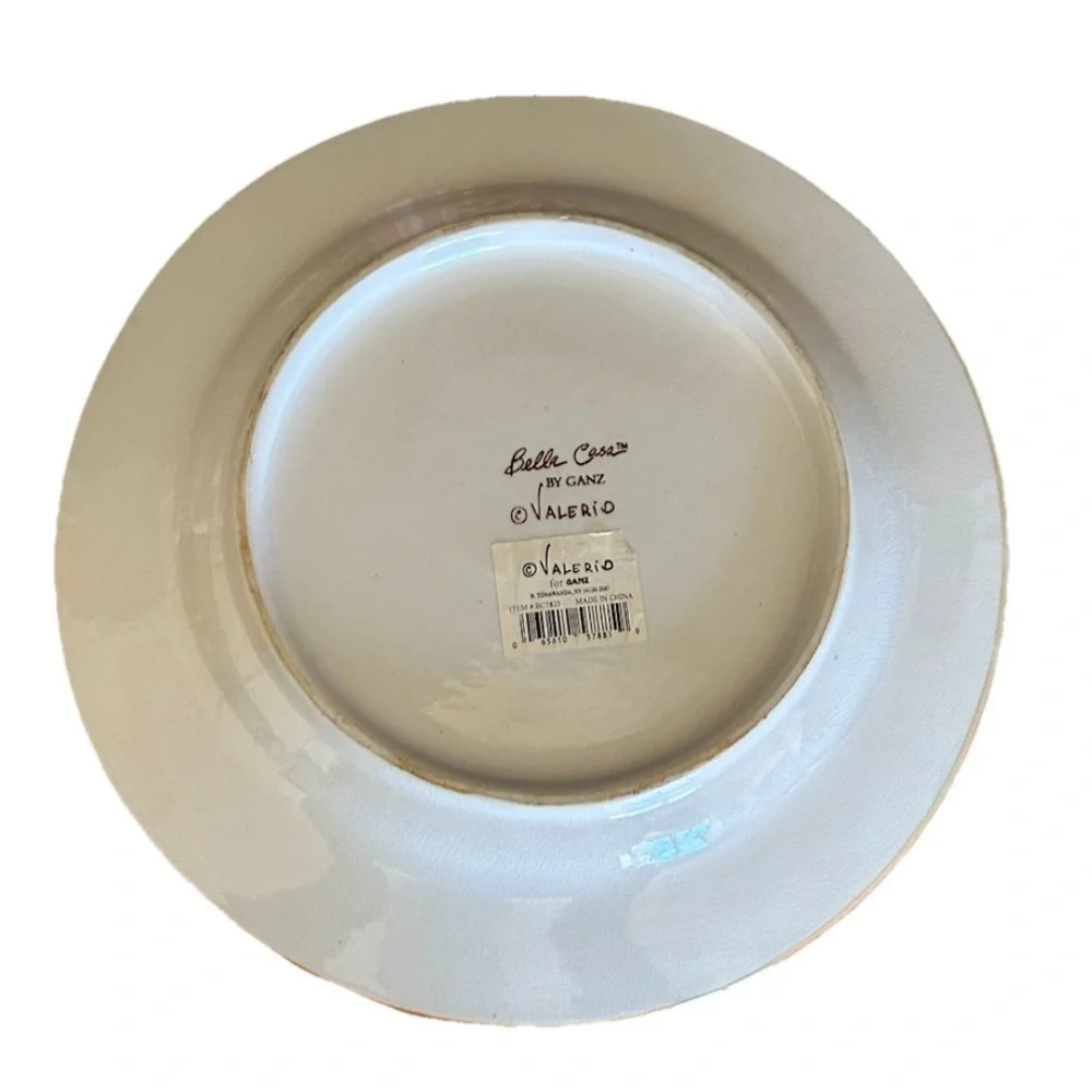 Gant Bella Casa Valerio Fruta Dinner Plate Lemon 11